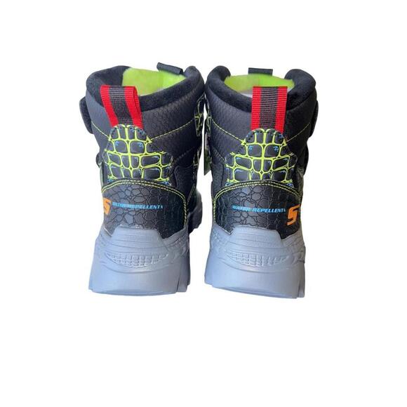 New Skechers Kids Winter Boots Dino Skech-O-Saurus Size 13 Water Repellent - Picture 3 of 4